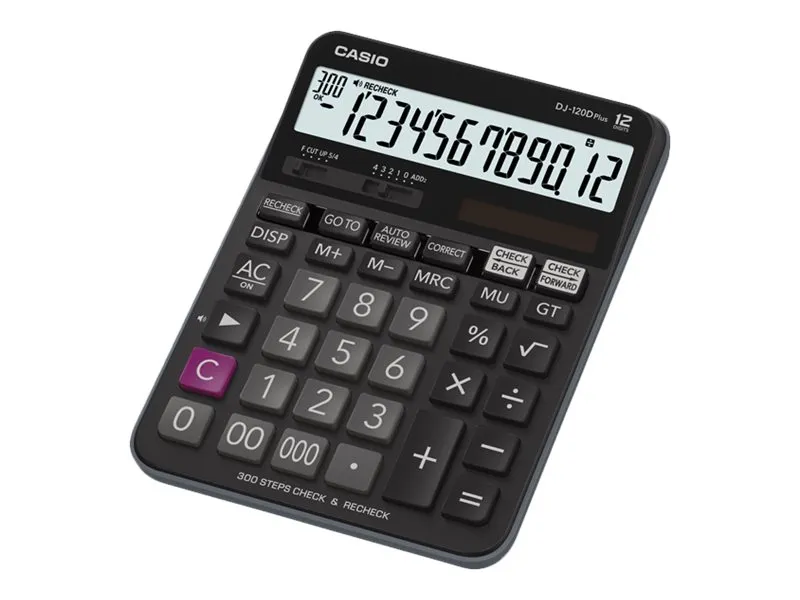 Alternativ bild 0 för Casio Bordsräknare DJ-120D Plus svart