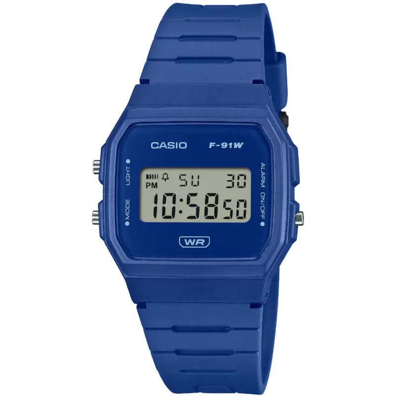 Alternativ bild 0 för Casio Classic F-91WB-2A1 - Herr - 33 mm - Digital - Quartz - Mineralglas