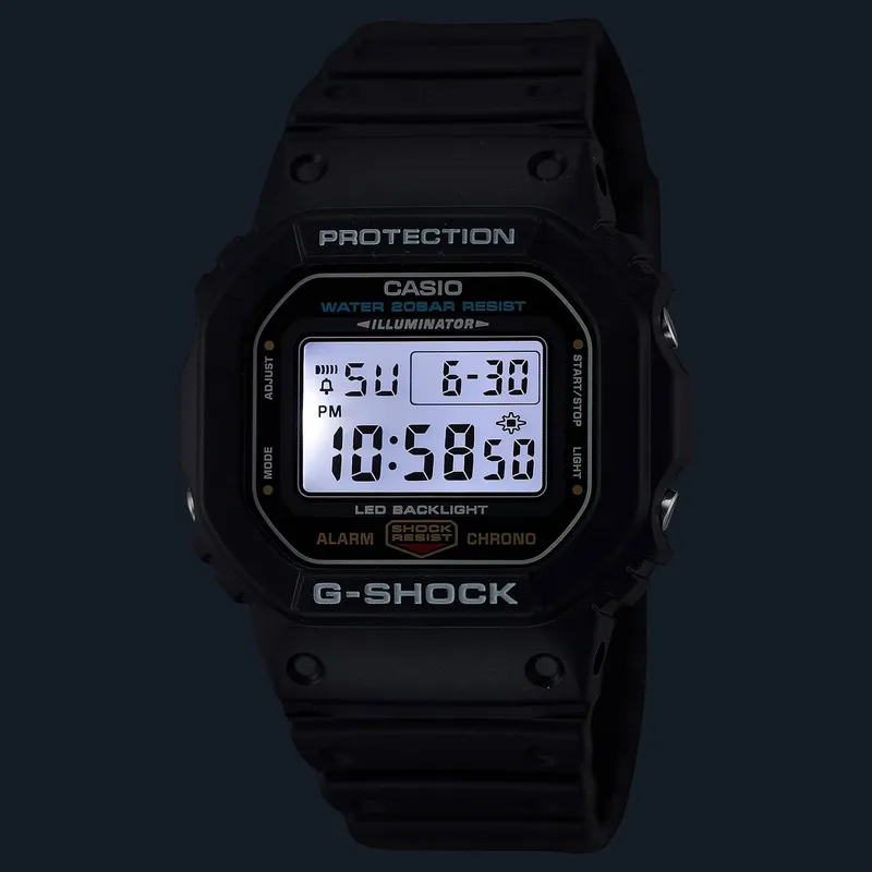 Bild 3 för Casio G-Shock DW-5600UE-1ER - Herr - 43 mm - Digital - Digital/Smartklocka - Mineralglas