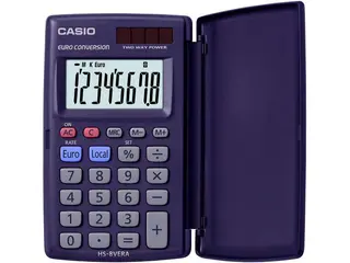 Produktfoto för Casio Miniräknare HS-8VER svart