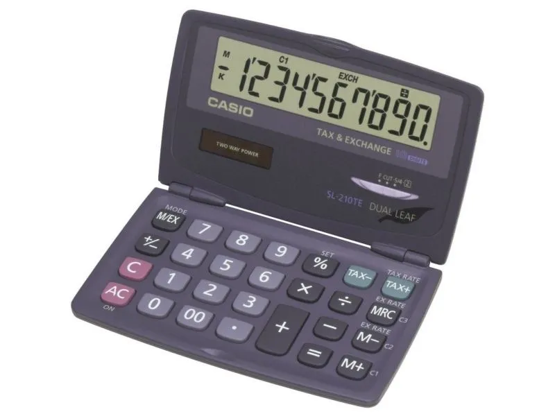 Alternativ bild 0 för Casio Miniräknare SL-210TE