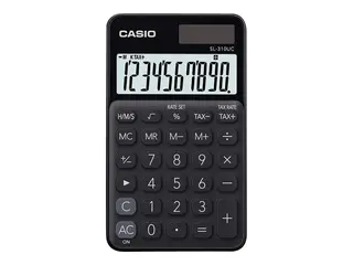 Produktfoto för Casio SL-310UC - Fickkalkylator - 10 siffror - solcellspanel, batteri - svart