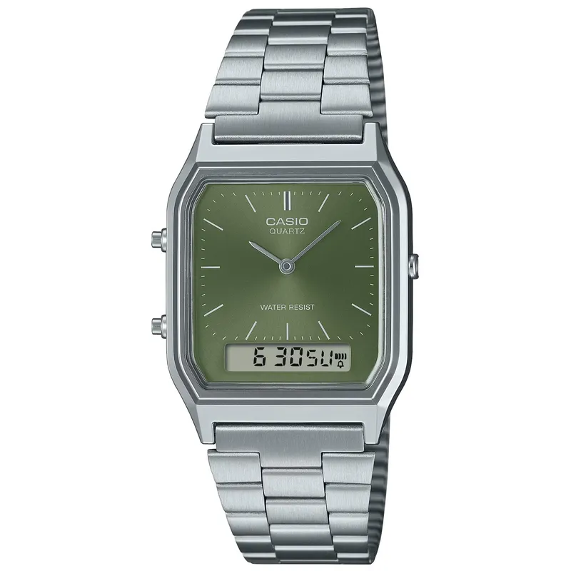 Bild 1 för Casio Timeless AQ-230A-3AMQYES - Unisex - 30 mm - Digital - Quartz - Plexiglas