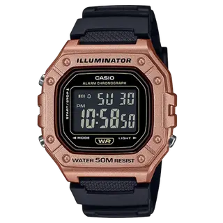 Produktfoto för Casio Timeless W-218HM-5BVEF - Unisex - 43 mm - Digital - Quartz - Plexiglas