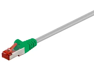 Produktfoto för CAT 6 Crossover-patch cable S/FTP (PiMF) grey green
