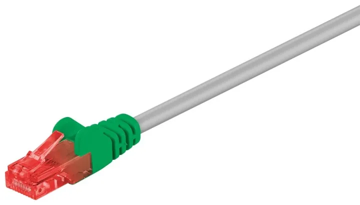 Alternativ bild 0 för CAT 6 Crossover-patch cable U/UTP grey green