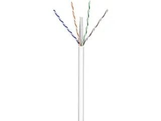 Produktfoto för CAT 6 network cable U/UTP white 100 m - CCA cop