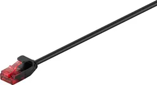 Produktfoto för CAT 6 slim patch cable U/UTP.black