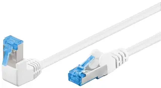 Produktfoto för CAT 6A - 90°angled White - 0.25m