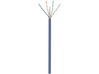 Produktfoto för CAT 6a network cable U/UTP blue 100 m - CU AWG