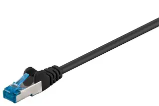 Produktfoto för CAT 6A patch cable S/FTP (PiMF) black 15 m - LS