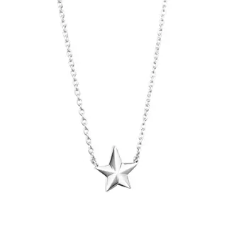 Produktfoto för Catch A Falling Star Single Halsband Silver 40-45 cm