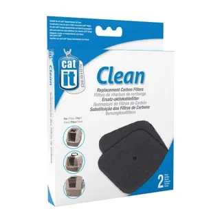 Produktfoto för Catit Kolfilter till Kattlåda 2-pack
