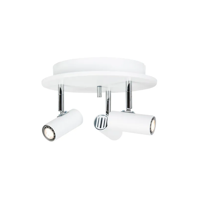 Alternativ bild 0 för Cato LED rondell 3-spot (Vit)