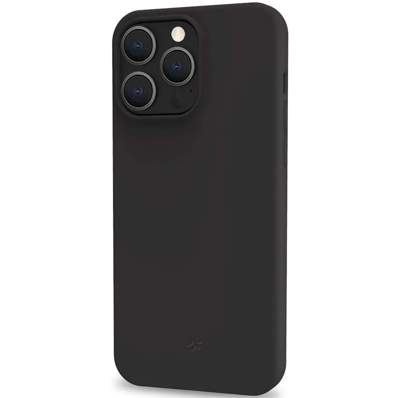 Bild 2 för CELLY Cromo Soft rubber case iPhone 15 Pro Max - Black