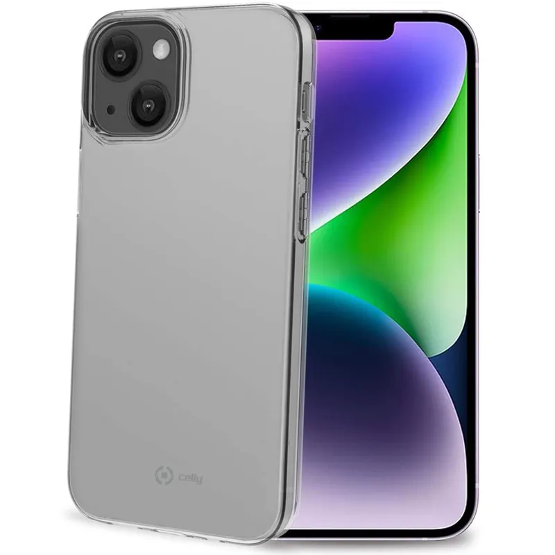 Bild 2 för Celly Gelskin TPU Cover iPhone 14 Plus Transparent