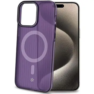 Produktfoto för Celly Magsuit MagSafe-kompatibelt skal iPhone 16 semi-transparent Lila