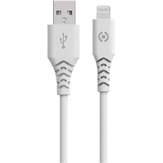 Produktfoto för Celly Planet USB-A - Lightning-kabel 1,5m av 100% återvunnen plast Vit