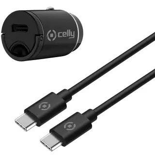 Produktfoto för CELLY ProPower car power adapter - ultra compact - USB-C - 20 Watt