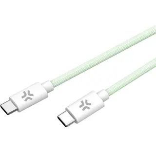 Produktfoto för Celly USB-C - USB-C-kabel 60W 1,5 m Grön
