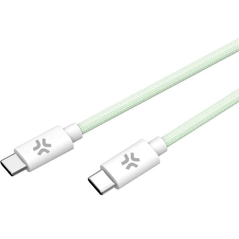 Bild 1 för Celly USB-C - USB-C-kabel 60W 1,5 m Grön