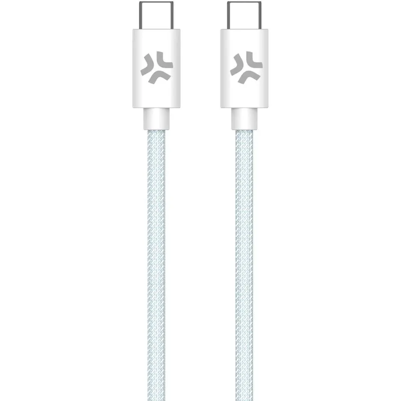 Bild 2 för Celly USB-C - USB-C-kabel 60W 1,5 m Ljusblå