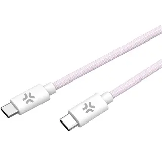 Produktfoto för Celly USB-C - USB-C-kabel 60W 1,5 m Rosa