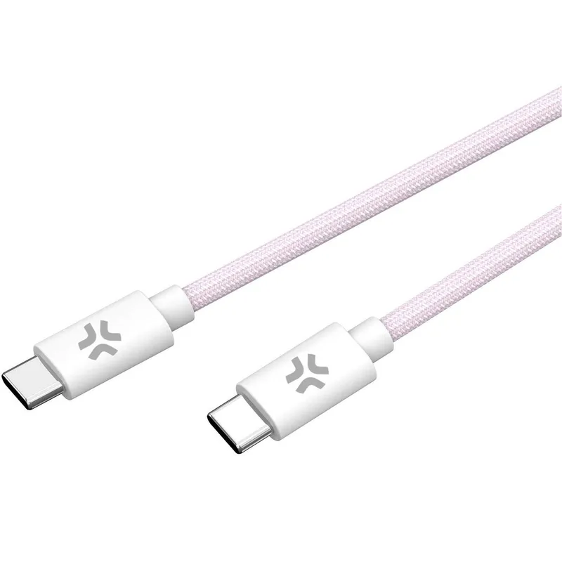 Bild 1 för Celly USB-C - USB-C-kabel 60W 1,5 m Rosa
