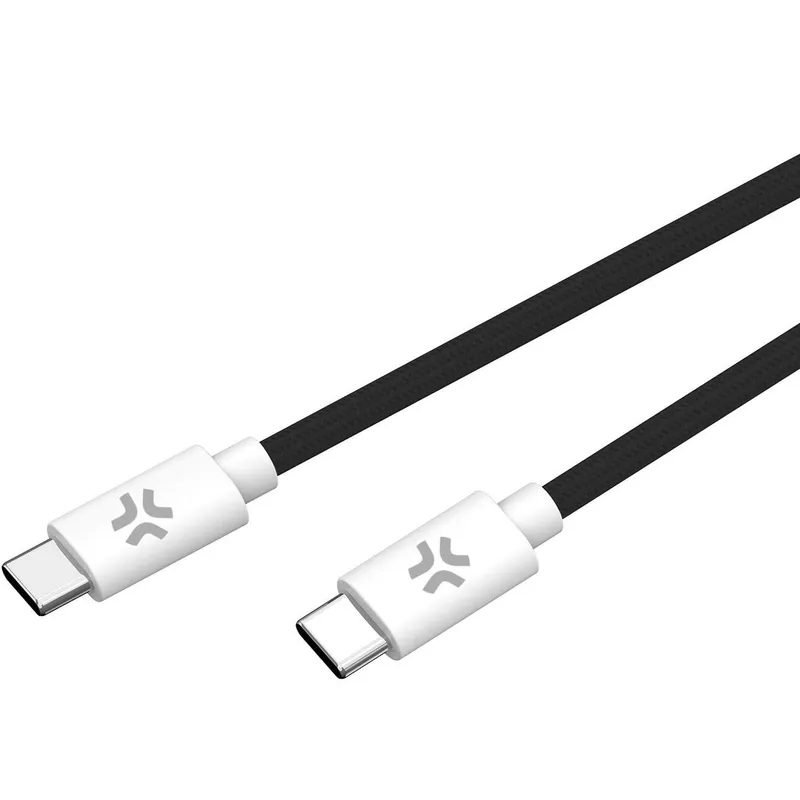Bild 1 för Celly USB-C - USB-C-kabel 60W 1,5 m Svart