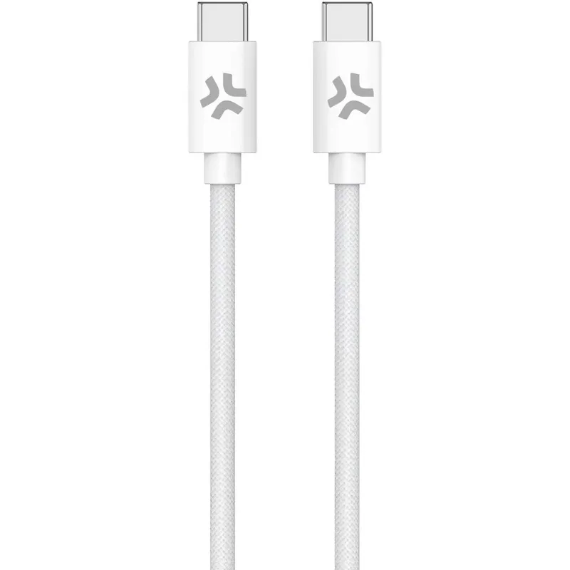 Bild 2 för Celly USB-C - USB-C-kabel 60W 1,5 m Vit