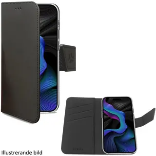 Produktfoto för Celly Wally Wallet Case iPhone 16 Svart