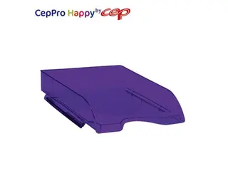 Produktfoto för Cep Brevkorg, Happy 200+H, 348 x 257 x 66 mm, polystyren, mörklila