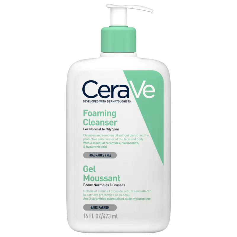 Bild 2 för CeraVe Foaming Cleanser 473 ml
