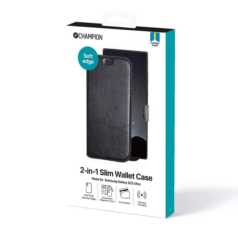 Bild 2 för Champion 2-in-1 Slim Wallet Case Galaxy S23 Ultra