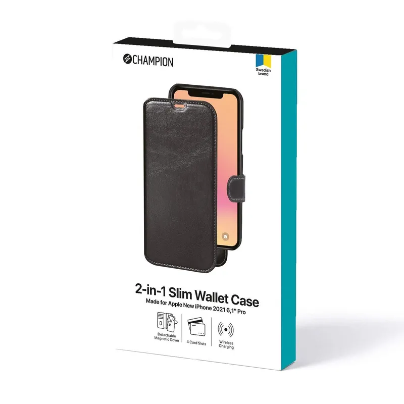 Bild 2 för Champion 2-in-1 Slim wallet iPhone 13 Pro