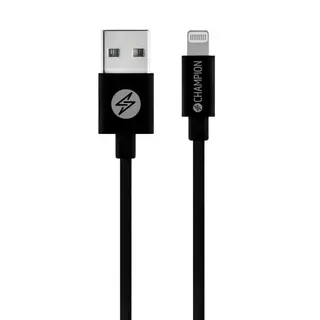 Produktfoto för Champion Ladd/Synk kab Lightning 2m Svart