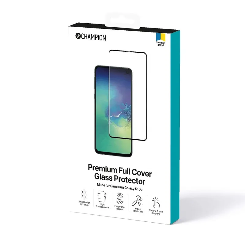 Bild 2 för Champion Skärmskydd i Härdat glas för Samsung Galaxy S10e