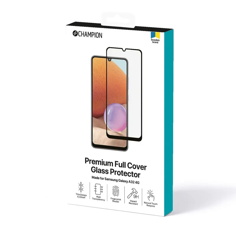 Bild 2 för Champion Skärmskydd i Härdat Glas till Samsung Galaxy A32 4G