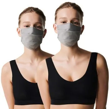 Alternativ bild 0 för Chantelle 5P Reusable Community Face Mask Soft Grå bomull One Size