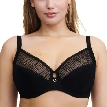 Alternativ bild 0 för Chantelle BH Intrigue Full Coverage Underwire Bra Svart C 100 Dam