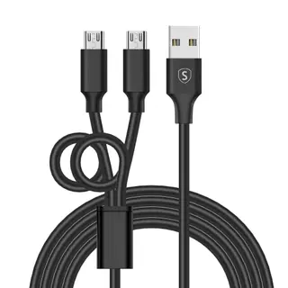 Produktfoto för Charge & Play kabel PS4 - ladda två kontroller samtidigt