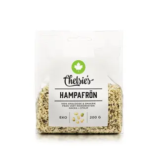Produktfoto för Chelsie's Hampafrön 200 g