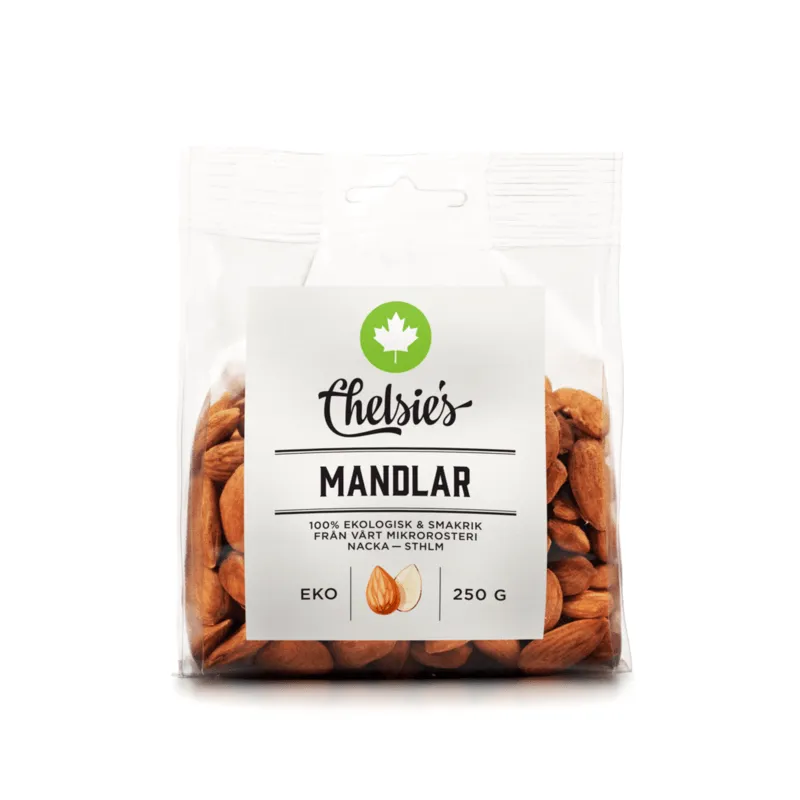 Bild 1 för Chelsie's Mandlar 250 g