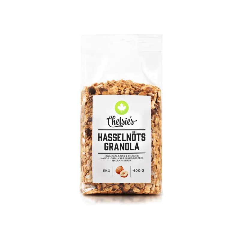 Bild 1 för Chelsie's Organic Hasselnöt Granola 400 g