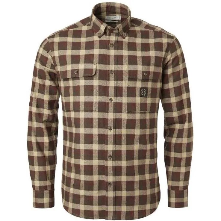 Bild 1 för Chevalier Heron Flannel ShirtMen Holly Green Checked