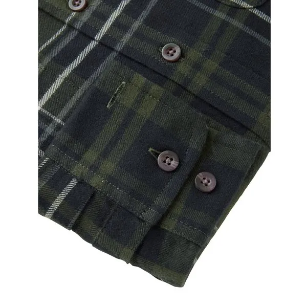 Bild 2 för Chevalier Heron Flannel ShirtWomen October Green Checked