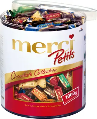 Produktfoto för Choklad tack små, 1000 g