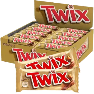 Produktfoto för Chokladkaka Twix, 50 g, förpackning med 32 st.