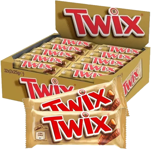 Alternativ bild 0 för Chokladkaka Twix, 50 g, förpackning med 32 st.