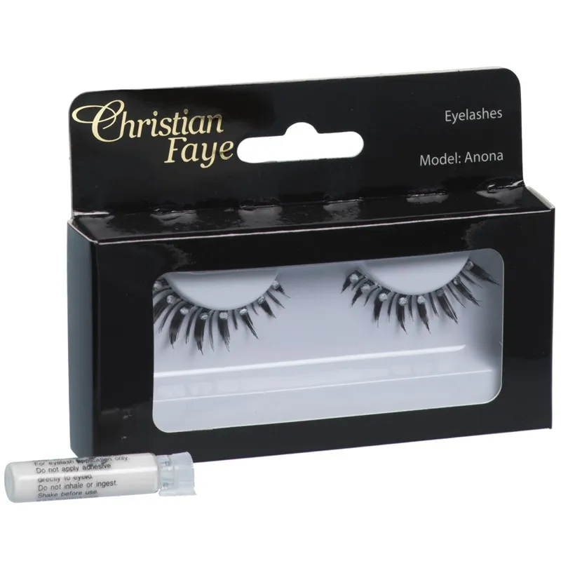 Alternativ bild 0 för Christian Faye Eyelashes Afton With Glue